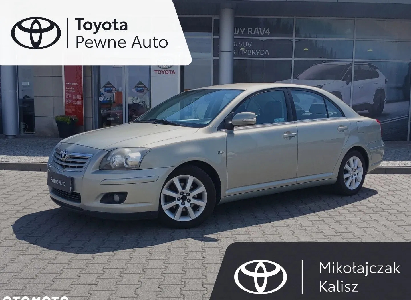 toyota avensis kalisz Toyota Avensis cena 19900 przebieg: 220153, rok produkcji 2008 z Kalisz